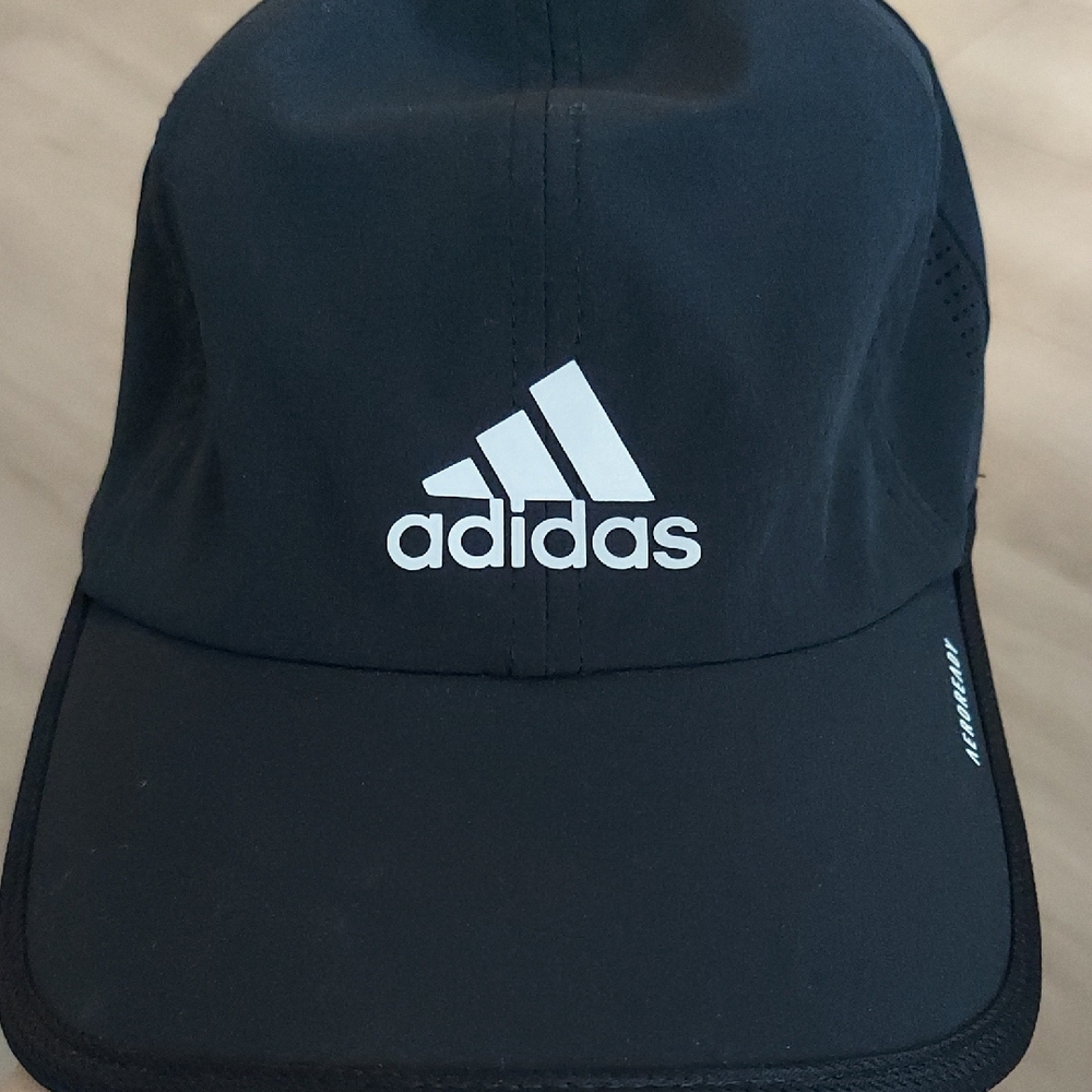 Adidas Black and White Aeroready Sports Cap